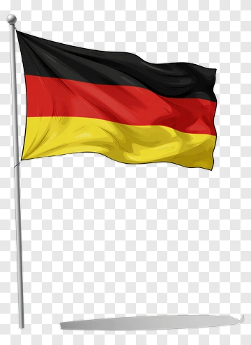 German Flag Waving PNG