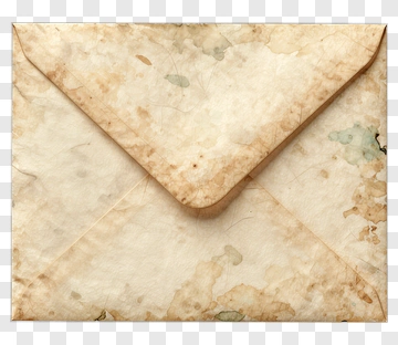 Vintage Envelope With Aged Paper Texture PNG