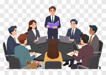 Business Team In A Meeting PNG