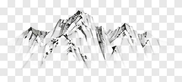 Mountain Landscape Illustration PNG