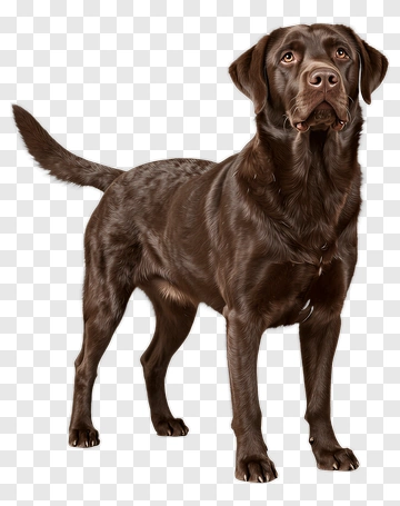 Labrador Retriever Standing PNG