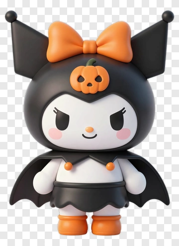 Cartoon Character In Halloween Costume PNG