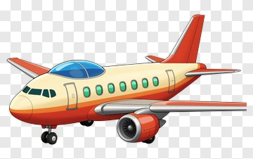 Cartoon Airplane PNG
