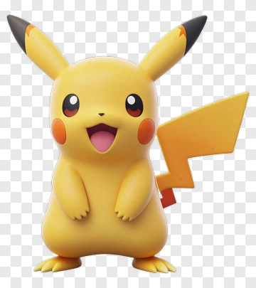 Pikachu Character With A Happy Expression PNG