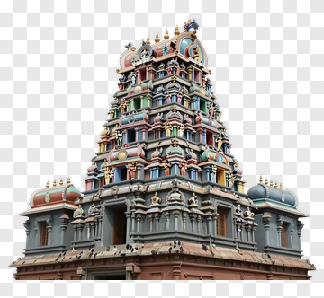 Colorful Hindu Temple PNG