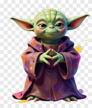 Cartoon Character With A Purple Robe PNG