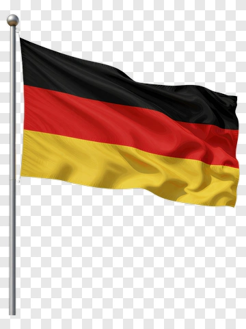 German Flag Waving PNG