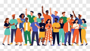 Diverse Group Of Friends Celebrating Together PNG