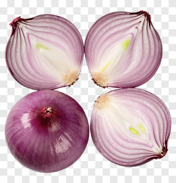 Red Onion Cut In Half PNG