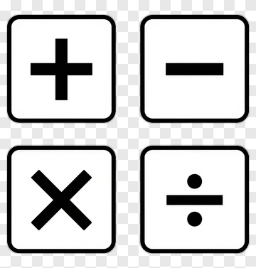 Mathematical Operation Symbols PNG