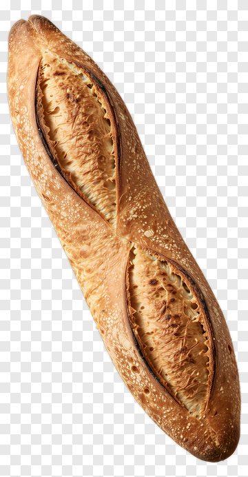 Artisan Bread Loaf PNG