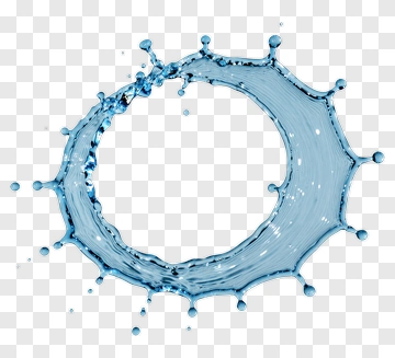 Water Splash Circle PNG