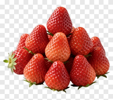 Fresh Strawberries Piled Together PNG