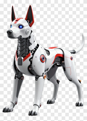3D Robotic Dog PNG