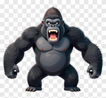 Cartoon Gorilla PNG