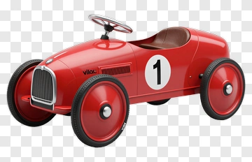 Red Toy Race Car PNG