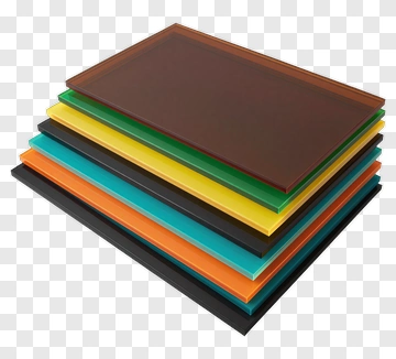 Stack Of Colorful Plastic Sheets PNG