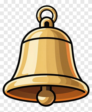 Gold Bell PNG