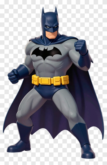 Superhero Figure In A Dynamic Pose PNG