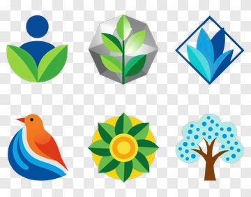Colorful Nature Icons PNG