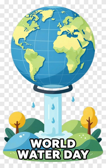 World Water Day Illustration Featuring Earth PNG