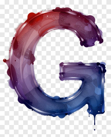 Colorful Letter G PNG
