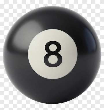 Black Eight Ball PNG