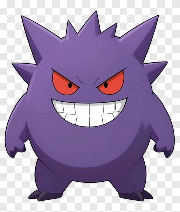 Gengar Pokémon Character PNG