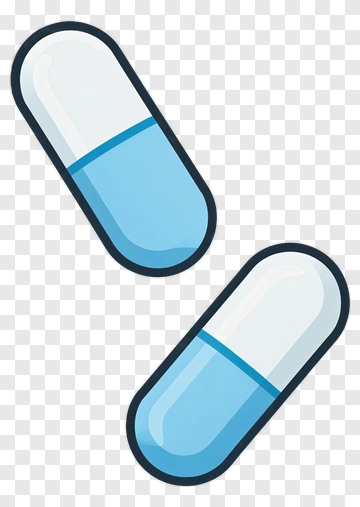 Blue Capsule PNG