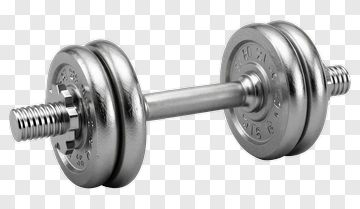 Metal Dumbbell PNG
