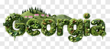 Georgia Landscape Text Design PNG