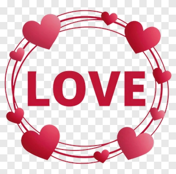 Love Hearts Decoration PNG