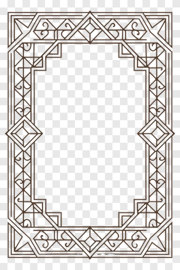 Ornate Decorative Frame PNG