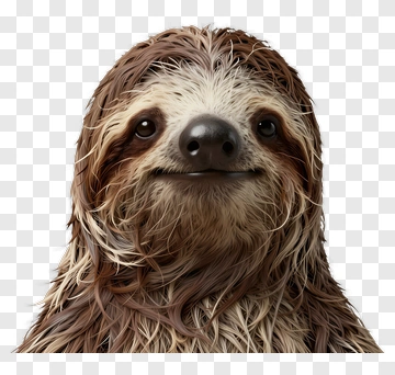 Smiling Sloth PNG