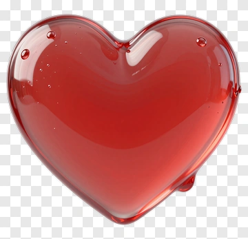Red Heart Shape PNG