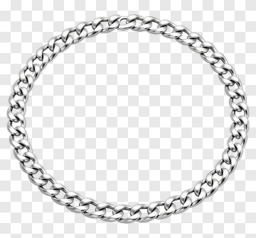 Silver Chain Necklace PNG