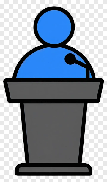 Person At A Podium PNG