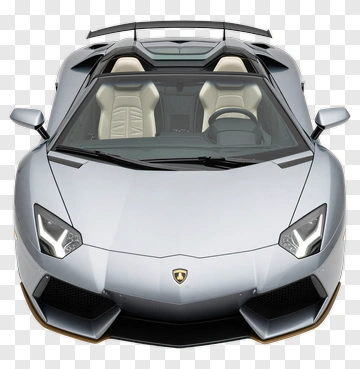 Silver Sports Car PNG