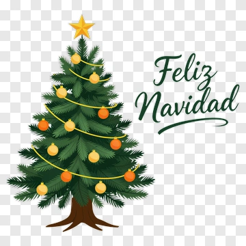 Christmas Tree With Ornaments And Star PNG