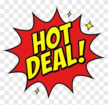 Hot Deal Promotion Graphic PNG