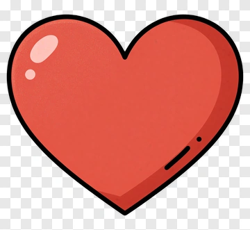 Cartoon Heart Shape PNG