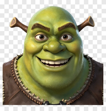 Shrek Character Smiling PNG