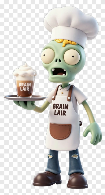 Zombie Chef Holding A Drink PNG
