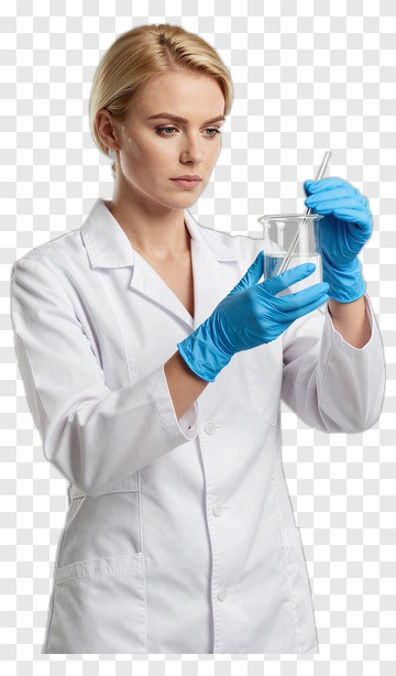 Scientist Conducting An Experiment In A Laboratory PNG