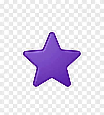 Purple Star Icon PNG