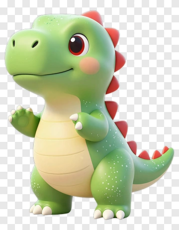Cartoon Dinosaur Character PNG