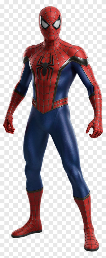 Spider-Man In A Red And Blue Costume PNG