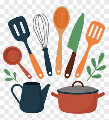 Cooking Utensils And Kitchen Tools PNG