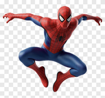 Spider-Man In Action Pose PNG
