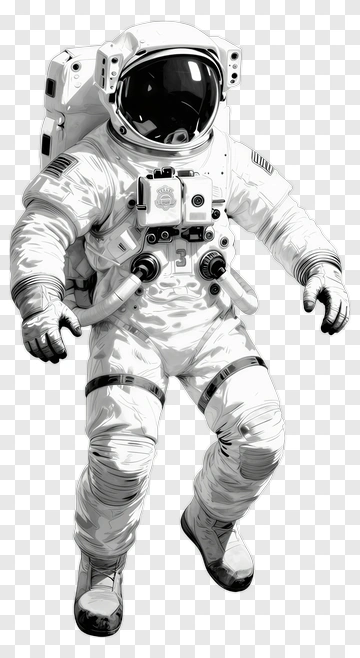Astronaut In Space Suit PNG